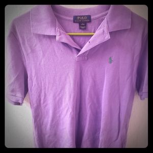 Boys purple  polo  shirt